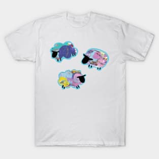 Mixed Media Sheep filler stickers T-Shirt